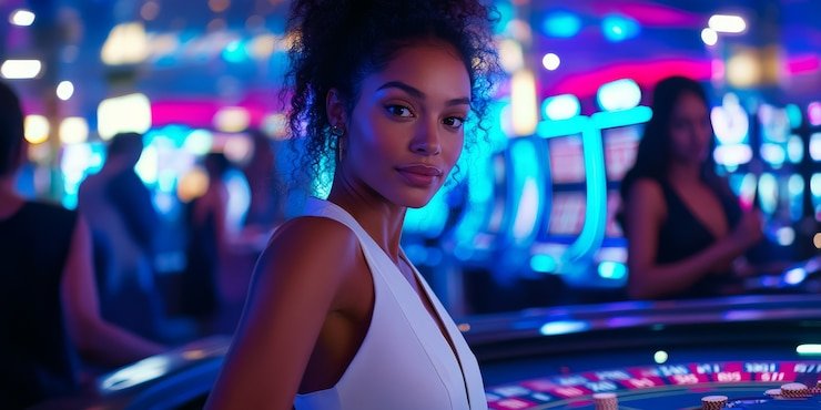 Pengguna menikmati live casino di perangkat mobile dengan tampilan yang responsif dan lancar